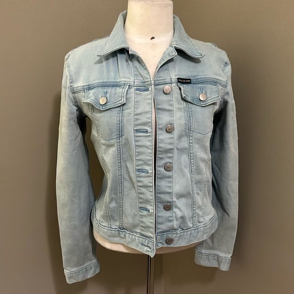 Calvin Klein Jean Jacket Size Medium - Picture 1 of 5